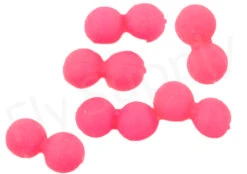 Veniard FloozEyes 6mm 6pc -Fishing Specialty Store Veniard FloozEyes 6mm 6pc VENFLOOZ6 X fluo pink