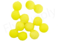 Veniard FloozEyes 6mm 6pc -Fishing Specialty Store Veniard FloozEyes 6mm 6pc VENFLOOZ6 X fluo yellow