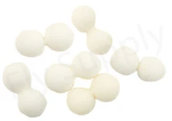 Veniard FloozEyes 6mm 6pc -Fishing Specialty Store Veniard FloozEyes 6mm 6pc VENFLOOZ6 X white