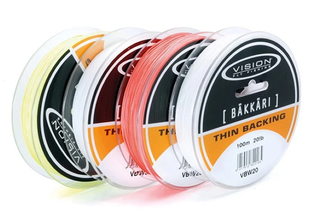 Vision Bakkari Thin Backing 200M Orange 20lb 3 Vision Bakkari Thin Backing 200M Orange 20lb