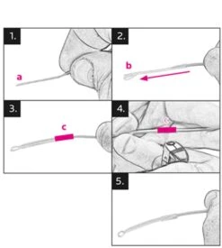 Vision Nano Braided Loops 4pc -Fishing Specialty Store Vision20Nano20Braided20Loops204pc4