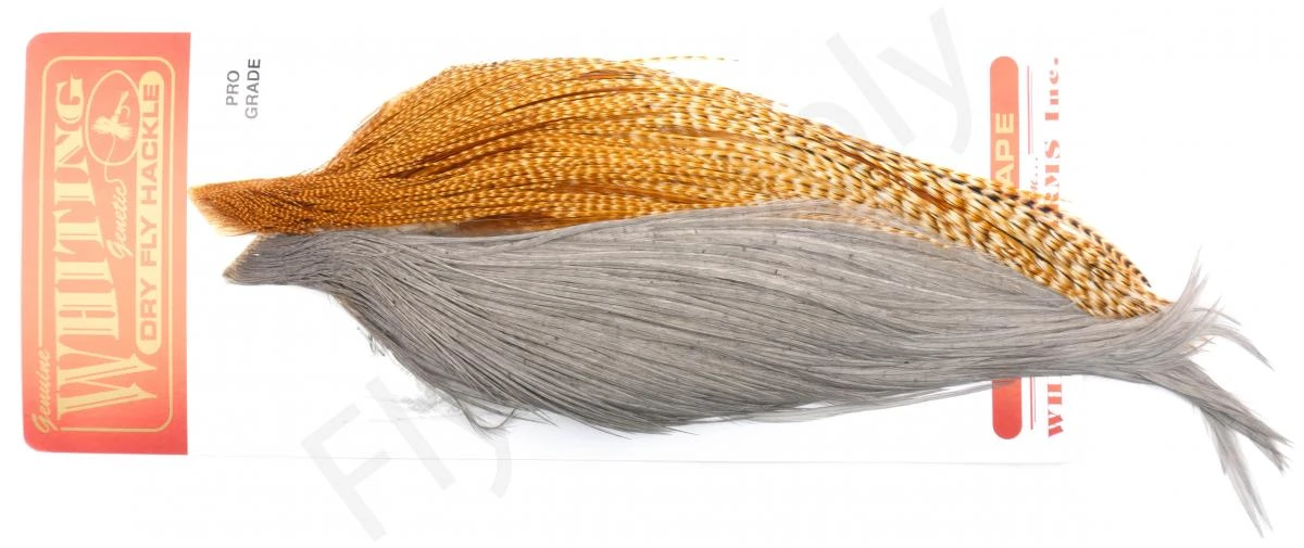 Whiting Combo Starter Cape Pack Dun/Barred Dark Ginger 3 Whiting Combo Starter Cape Pack Dun/Barred Dark Ginger