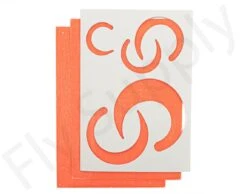 Wiggle Tail Template 5 Sizes -Fishing Specialty Store Wiggle Tail Template 5 sizes FSTYING WTT dsc09753 bewerkt