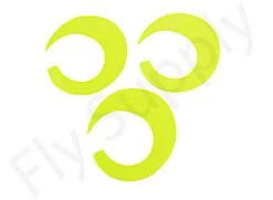 Wiggle Tails Jumbo Slim 3pc Original Pacchiarini’s -Fishing Specialty Store Wiggle Tails Jumbo Slim 3pc Original Pacchiarinis FSTYING WTJS X 14. fluo yellow