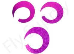 Wiggle Tails Jumbo Wide 3pc Original Pacchiarini’s -Fishing Specialty Store Wiggle Tails Jumbo Wide 3pc Original Pacchiarinis FSTYING WTJW X 7. holographic pink