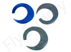 Wiggle Tails Jumbo Wide 3pc Original Pacchiarini’s -Fishing Specialty Store Wiggle Tails Jumbo Wide 3pc Original Pacchiarinis FSTYING WTJW X 8. hologaphic black blue