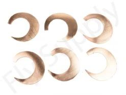 Wiggle Tails Medium 6pc Original Pacchiarini’s -Fishing Specialty Store Wiggle Tails Medium 6pc Original Pacchiarinis FSTYING WTM X copper