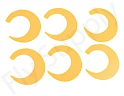 Wiggle Tails XL 6pc Original Pacchiarini’s -Fishing Specialty Store Wiggle Tails XL 6pc Original Pacchiarinis FSTYING WTXL X fluo orange