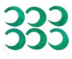 Wiggle Tails XL 6pc Original Pacchiarini’s -Fishing Specialty Store Wiggle Tails XL 6pc Original Pacchiarinis FSTYING WTXL X holographic green