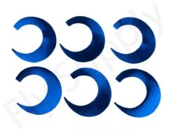 Wiggle Tails XXL 6pc Original Pacchiarini’s -Fishing Specialty Store Wiggle Tails XXL 6pc Original Pacchiarinis FSTYING WTXXL X blue