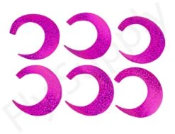 Wiggle Tails XXL 6pc Original Pacchiarini’s -Fishing Specialty Store Wiggle Tails XXL 6pc Original Pacchiarinis FSTYING WTXXL X holographic pink