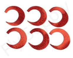 Wiggle Tails XXL 6pc Original Pacchiarini’s -Fishing Specialty Store Wiggle Tails XXL 6pc Original Pacchiarinis FSTYING WTXXL X holographic red