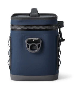 YETI Hopper Flip 8 Soft Cooler Navy -Fishing Specialty Store YETI Hopper Flip 8 Soft Cooler Navy SKU E160 NVY w hopper flip 8 navy side 7735 b 1