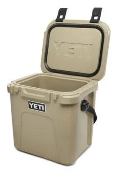 YETI Roadie 24 Cool Box Tan -Fishing Specialty Store YETI Roadie 24 Cool Box Tan SKU 0111 TAN 200259 roadie 24 campaign website assets deserttan quarter open 1680x1204 e930c525 2c9c 46af b043 1edaaf21ff1a 1024x1024@2x