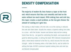 RIO InTouch Deep 6 Full Sinking Fly Line -Fishing Specialty Store aa20density20compensation20logo20rio 10