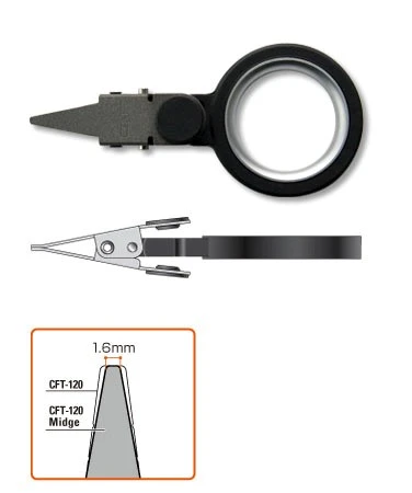C&F Hackle Pliers Midge – CFT-120/M 3 C&F Hackle Pliers Midge – CFT-120/M