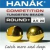Hanak Tungsten Gold Slotted Jig Beads 20pc -Fishing Specialty Store hanak20Tungsten20Slotted20Gold