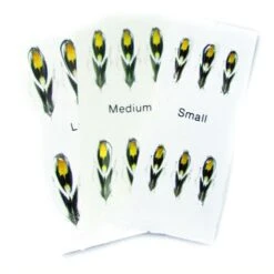 Imitation Jungle Cock Eyes 24pc