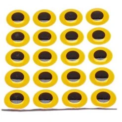 Pike Monkey Glowing Fluo Orange Epoxy Eyes