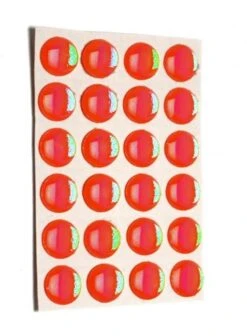 Pike Monkey Glowing Multi Orange Epoxy Eyes