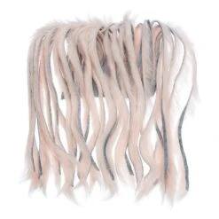 Rabbit Half Skin Zonker 4mm -Fishing Specialty Store rabbit20skin20flesh20pink