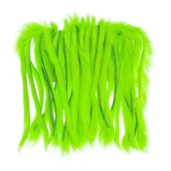 Rabbit Half Skin Zonker 4mm -Fishing Specialty Store rabbit20skin20fluo20chartreuse