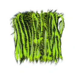 Barred Rabbit Half Skin Zonker 4mm -Fishing Specialty Store wapsi barred rabbit half skin zonked 4mm fluo20chartreuse