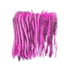 Barred Rabbit Half Skin Zonker 4mm -Fishing Specialty Store wapsi barred rabbit half skin zonked 4mm fluo20pink
