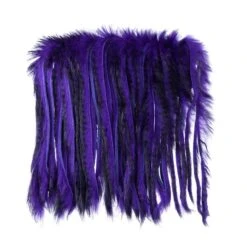 Barred Rabbit Half Skin Zonker 4mm -Fishing Specialty Store wapsi barred rabbit half skin zonked 4mm purple