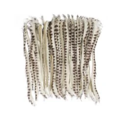 Barred Rabbit Half Skin Zonker 4mm -Fishing Specialty Store wapsi barred rabbit half skin zonked 4mm white