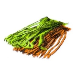 Barred Rabbit Half Skin Zonker 4mm