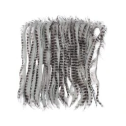 Barred Rabbit Half Skin Zonker 4mm -Fishing Specialty Store wapsi barred rabbit half skin zonked 4mm20shad20grey